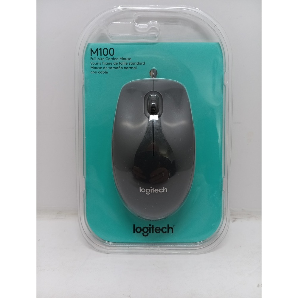 Logitech M100 (910001601) Wired Optical Mouse
